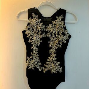Beautiful lyrical leotard, new with tags, could also be used as an evening top